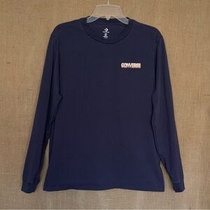CONVERSE Men’s LS Graphic Name Logo Graphic Tee T-Shirt Medium
